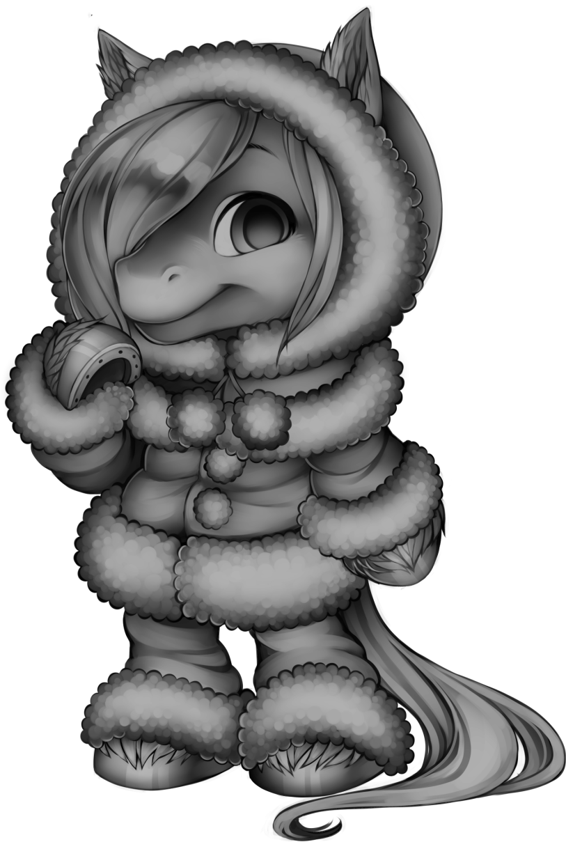 Furvilla Tigereye Peak Fluffy Coat Horse - Horse (971x1280)