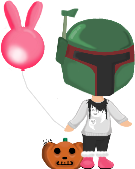Chibi Acnl/star Wars For Halloween Da Id By Proseccho - Cartoon (474x596)
