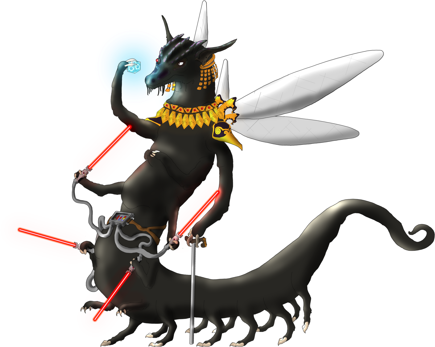 Hero Of The Hyperspace War- Dreghuul By Myriagonic - Digital Art (1600x1210)