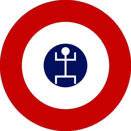 French Sudanese Air Force Roundel By Razgriz2k9 - French Air Force Roundel (500x500)