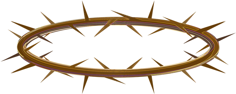 You Can Find My Crown Of Thorn Vectors On Pixabay - Mirror Gold Geometric Shape (800x376)