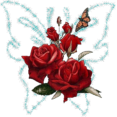 Flowers - Animation Photos Of Roses (400x400)