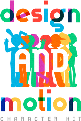 Design And Motion Character Kit - پروژه اماده افتر افکت طراحی کاراکتر (615x517)