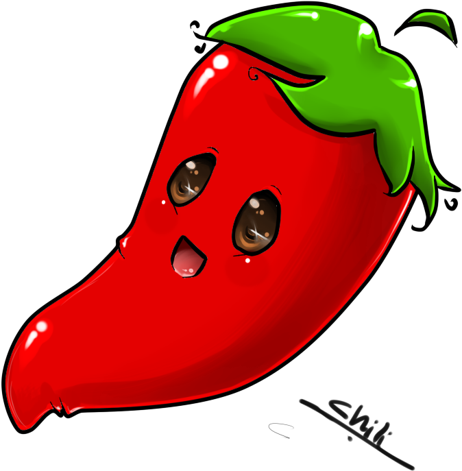 Cute Chili Pepper By Ladybird-rose - Cute Chili (800x800)