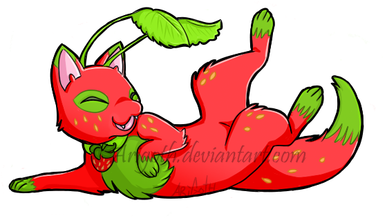 Ashaki The Strawberry Aisha By Arigoth - Cartoon (567x321)