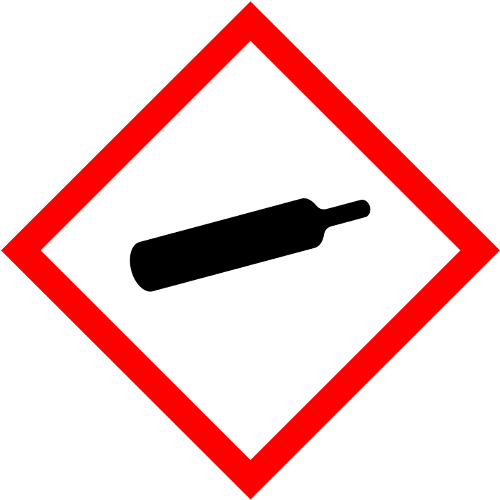 724px Ghs Pictogram Bottle - Ghs Gas Cylinder Pictogram (2400x2400)
