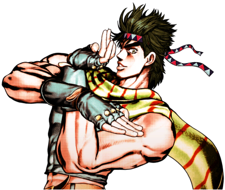 "and Your Next Line Will Be " - Joseph Joestar Transparent Background (500x391)