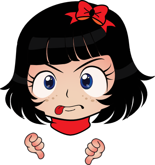 Facebook Thumbs Down Clipart - Girl Thumbs Down Clipart (512x543)