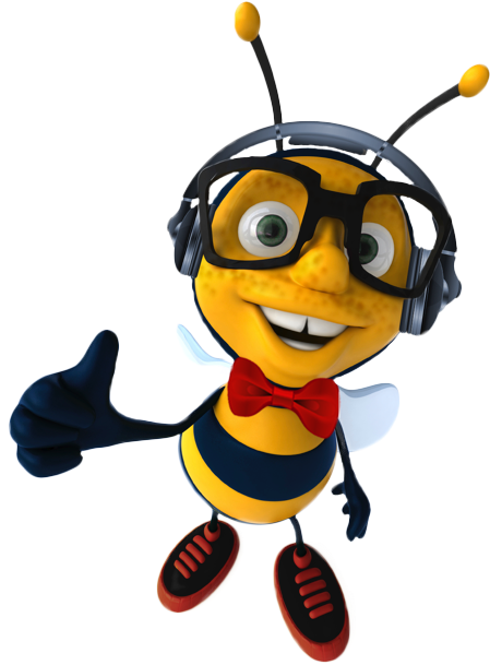 We Dare You To Read And If You Want, Submit A Story - Bee With Thumbs Up (458x640)