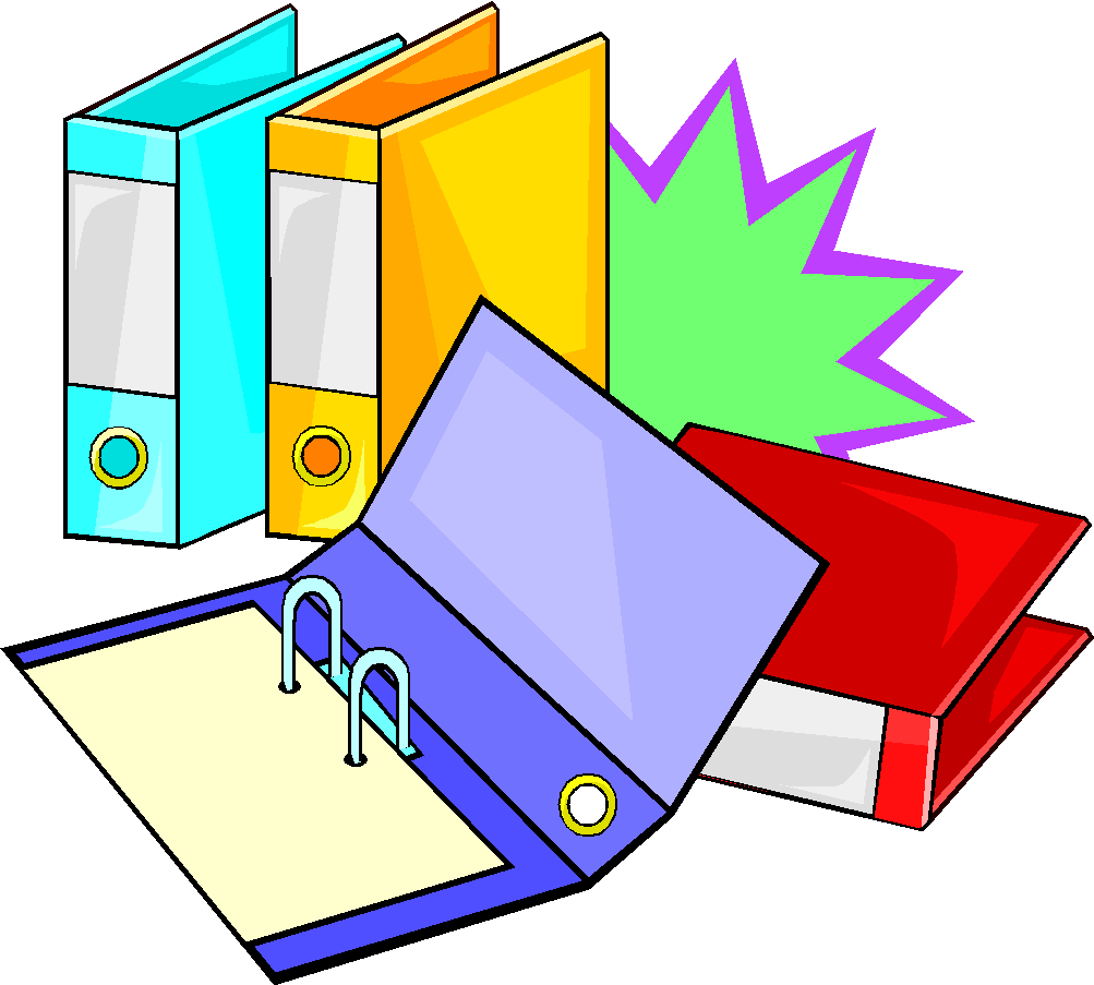 Clip Art Binders - Clip Art Binders (1003x902)