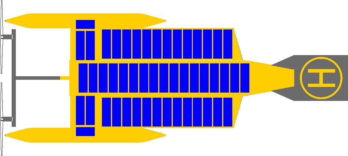 Ocean Plastic Cleaning Autonomous Robot Ship Model - Warm And Cool Colors (1176x541)