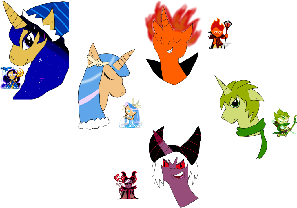 Legendary Cookie But They're Cartoon Horses By Theinanimatepony - Cartoon (1024x738)