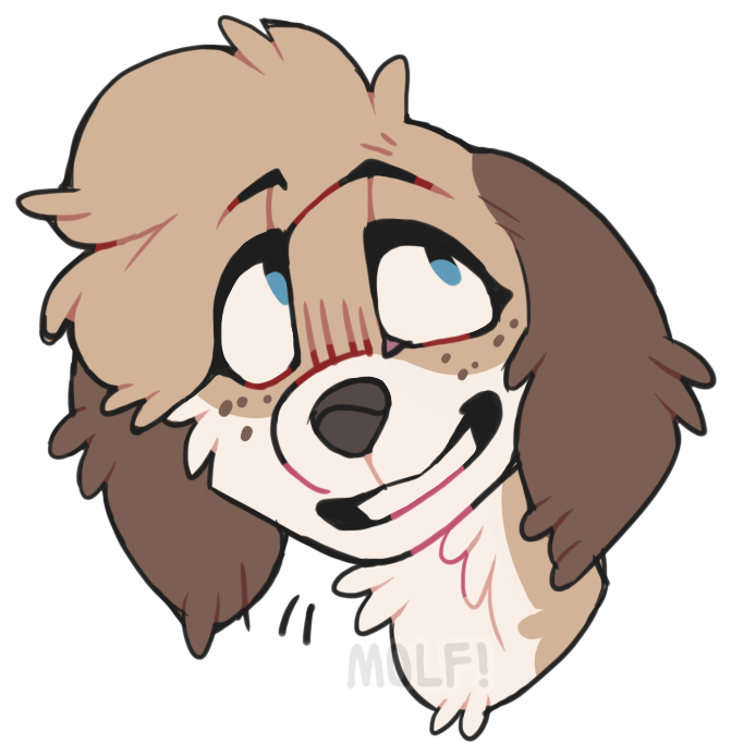 Cute Doge By Meremolf - Digital Art (671x694)