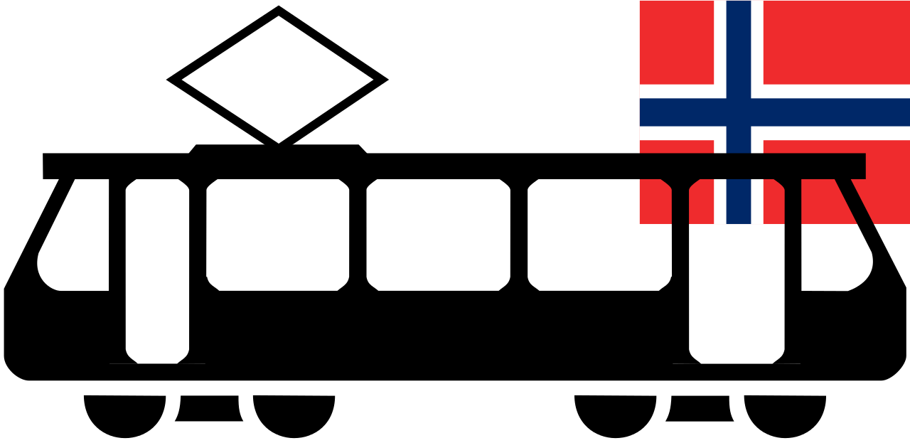 Norway Tram Icon - Tram Comic (1280x623)