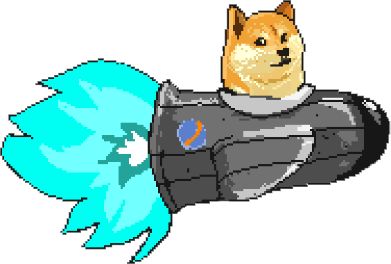 Doge And Dogecoin Fun - Cartoon (564x381)