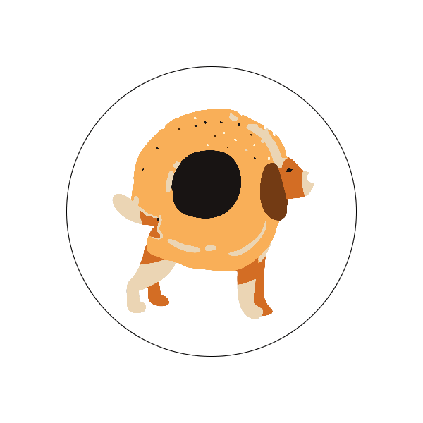 Beagle Shirt Bagel Funny Cute Love Dog Puppy Doge Pup - Best Gift - Mug Beagle Bagel Lady Grandpa Grandma Dad (600x600)