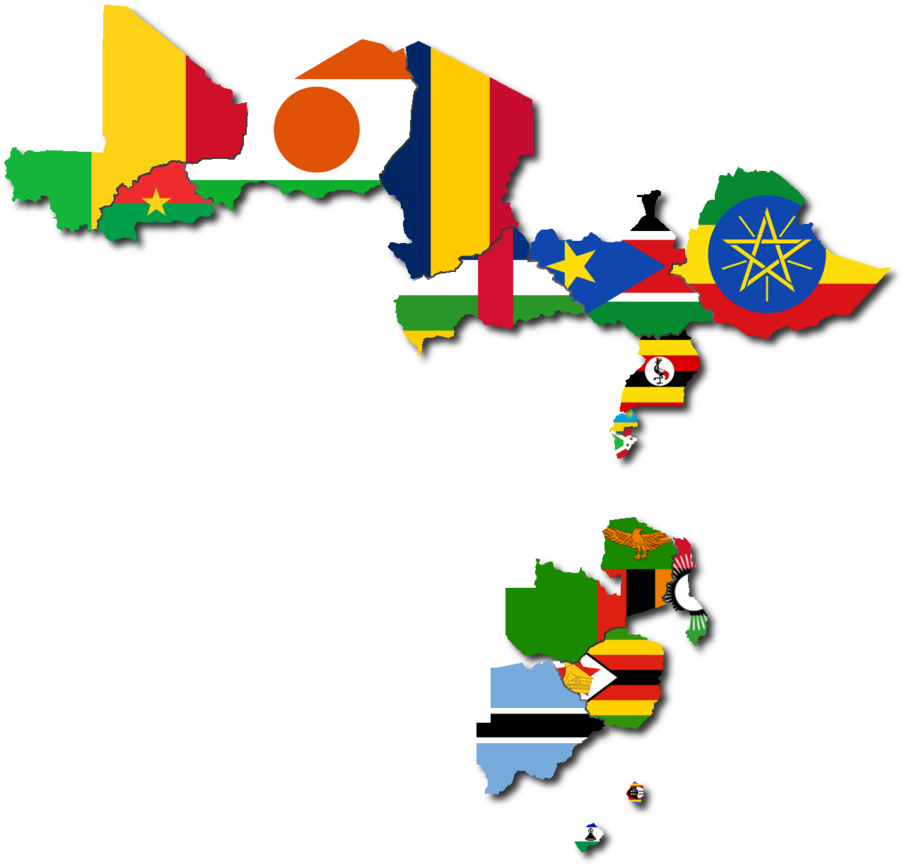 Ethiopia Flag And Map Ornament (oval) (914x874)