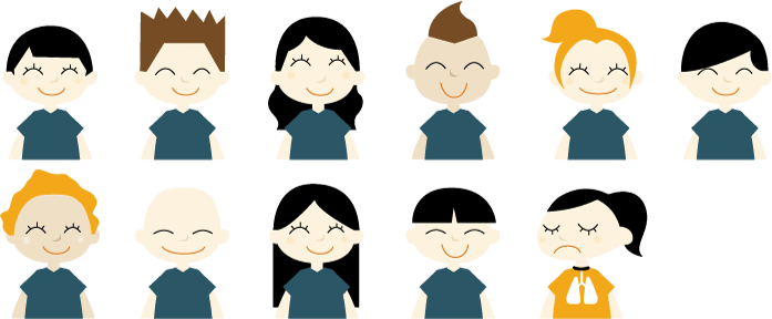 Asthma Is The Most Common Chronic Health Issue Among - Cartoon (697x288)