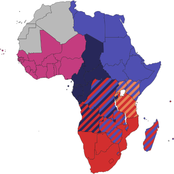 Active Rec Pillars Of The African Economic Community - Kenya On Africa Map (347x347)