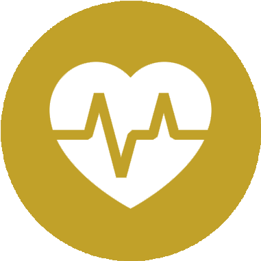 Maintain Optimum Health - Heart Rate Icon Blue (400x400)