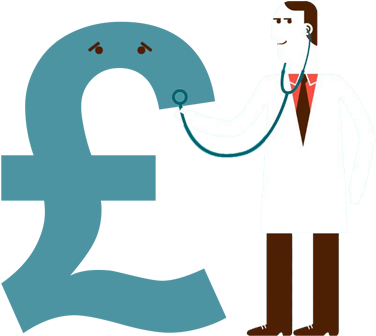 Our Company And Services - Financial Health Clipart (378x464)