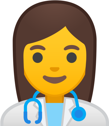 10195 Woman Health Worker Icon - Health Worker Cartoon Transparent (512x512)