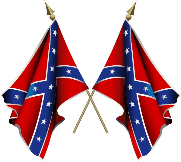 Confederate Flag - Confederate Flag Png (595x533)