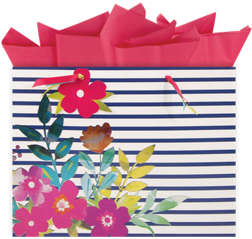 Gift Bag Parisian Floral - Floral Design (356x356)