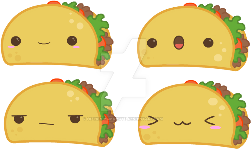 Chibi Tacos By Hotaruyamamoto On Deviantart - Chibi Taco (1024x625)