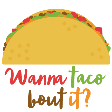 Fancy Taco Cartoon Images Cartoon Tacos Danaspac Top - Taco Clipart Free (432x432)