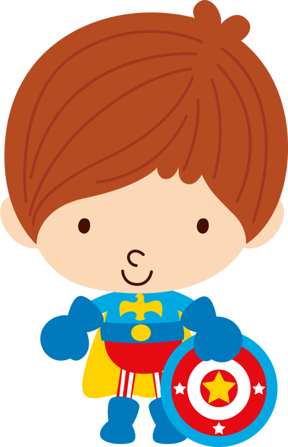 Baby Superheroes - Superheroes Niños Png (581x900)