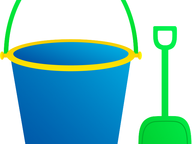 Shovel Clipart Sand Shovel - Beach Toys Clipart (640x480)