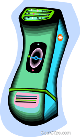 Electric Shaver Royalty Free Vector Clip Art Illustration - Illustration (398x700)