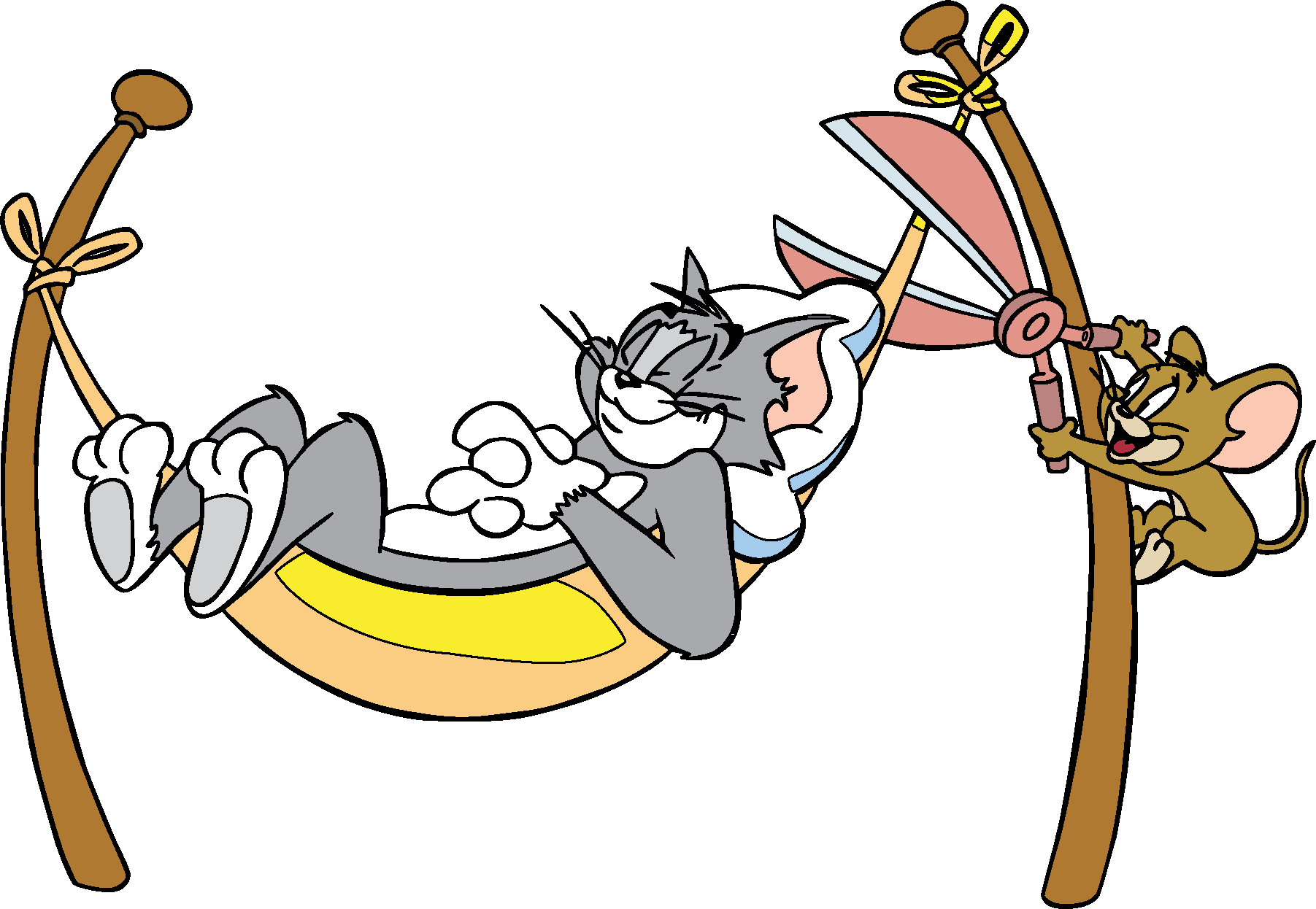 Tom And Jerry Pictures, Ithe Cat Is Sleeping Mages - Tom And Jerry Clipart (1803x1246)