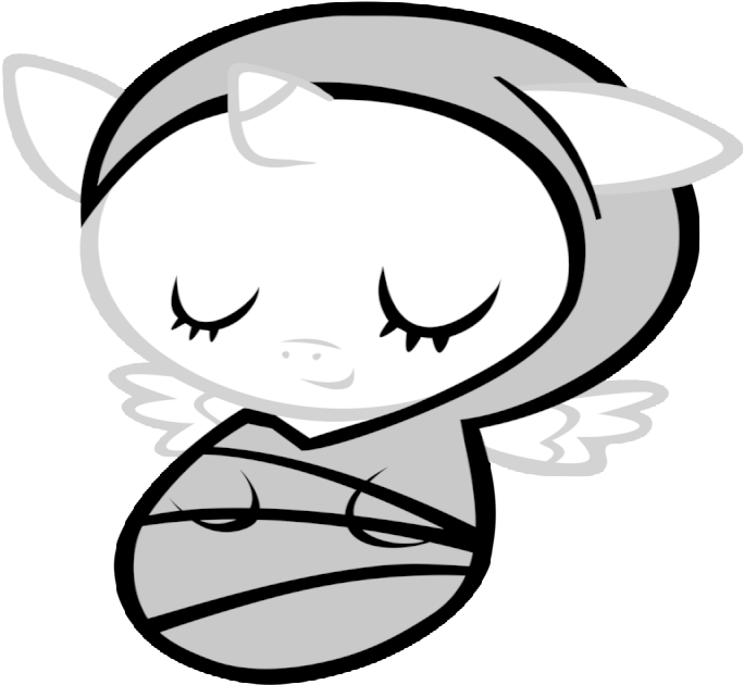 Mlp Foal Pegasus Base (800x660)