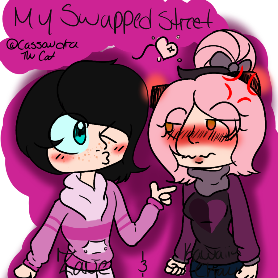 Kawaii Chan And Zane My Street Swapped Au By Cassandra - Kawaii Chan And Zane Mystreet (900x900)