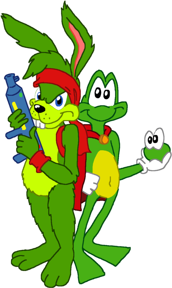 Jazz Jackrabbit And Superfrog By Juice87 - Jazz Jackrabbit (769x1039)