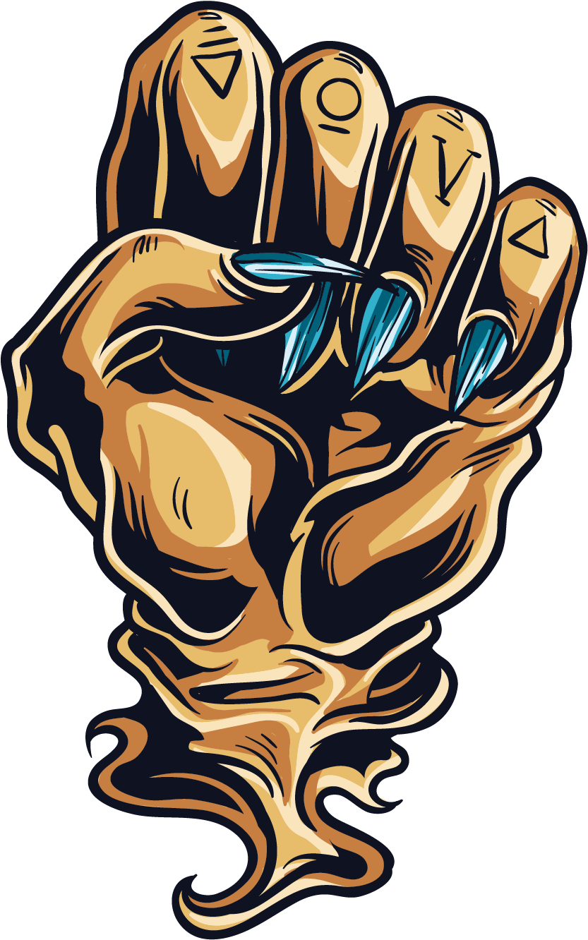 Hand Gesture Clip Art - Devil Hand (1419x1419)