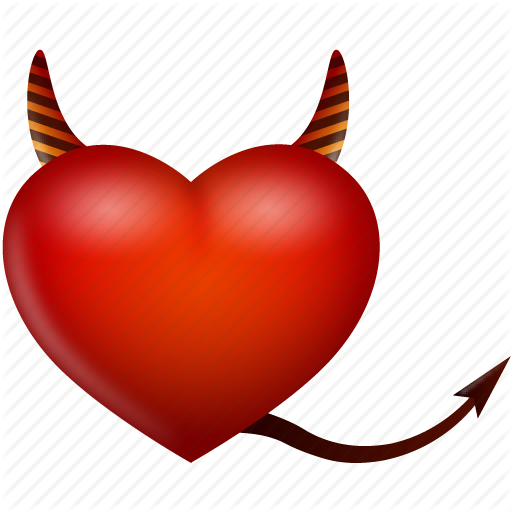 Valentine Love Icon Set - Devil Icon (512x512)
