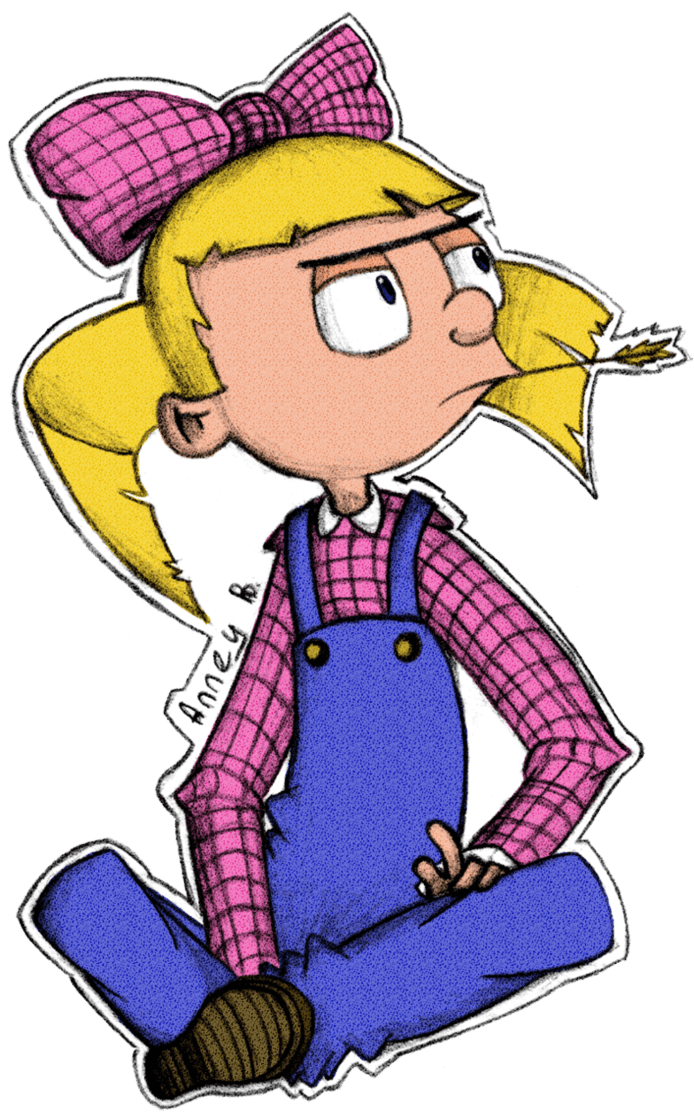 More Like Hey Arnold By - Hillbilly Girl Cartoon (800x1276)