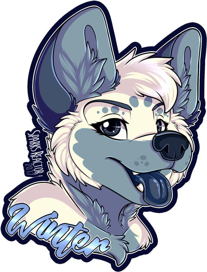 Winter Badge By Sparksfur - Cartoon (831x961)