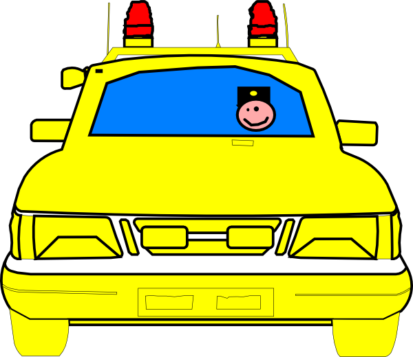 Police Car Clip Art At Clkercom Vector Online Royalty - Police Car Clip Art (600x520)