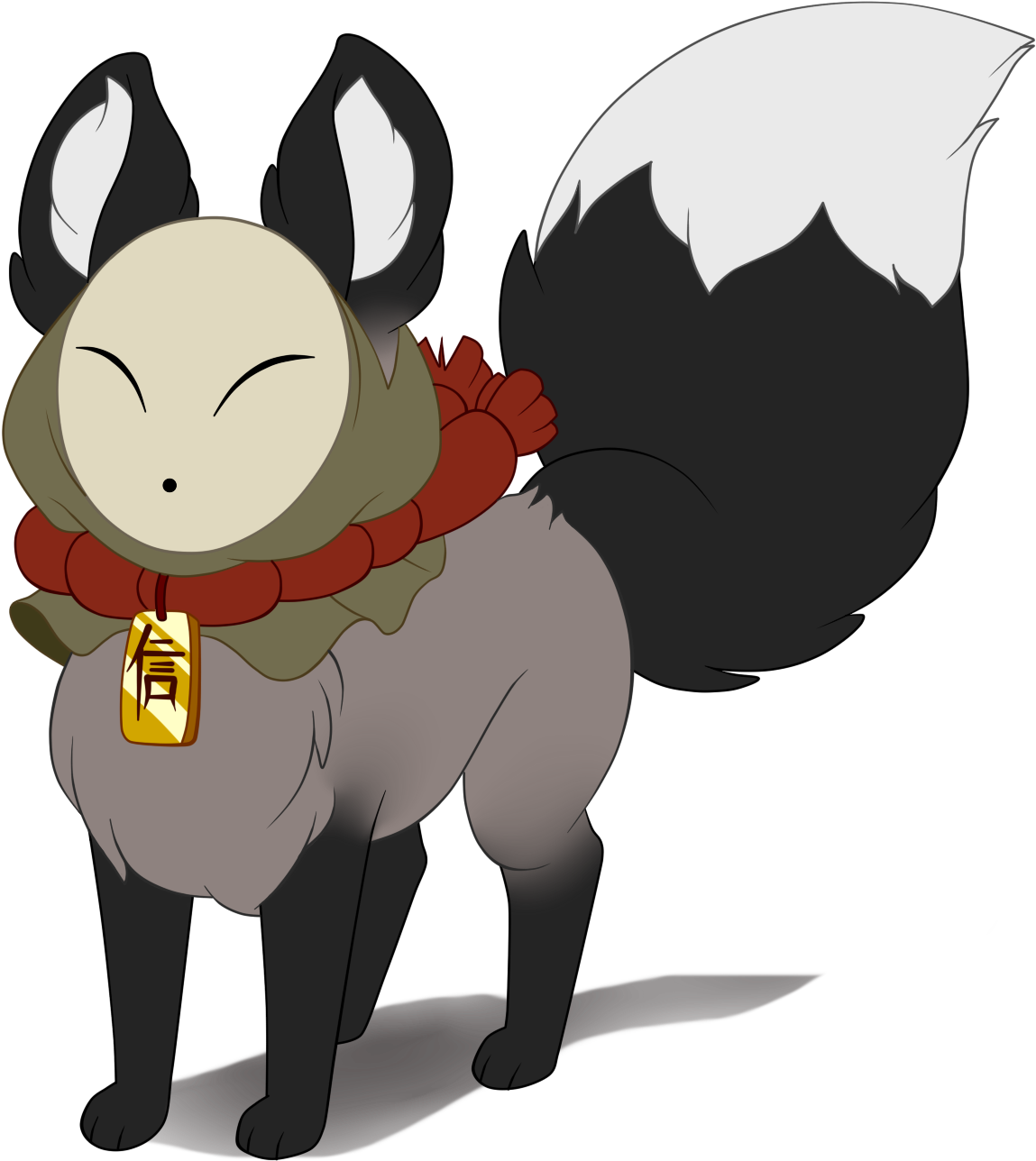 Silver Fox Clipart Animated - Vulpini (2000x2000)