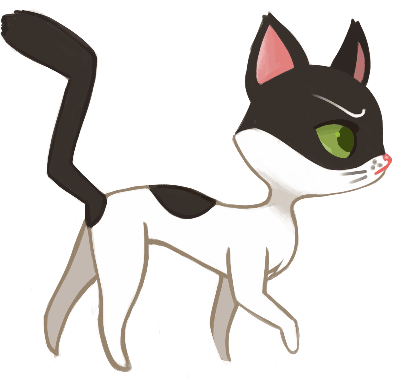 Cat Walking Animation By Blackrozepetal - Cat Paws Animation (2469x1893)