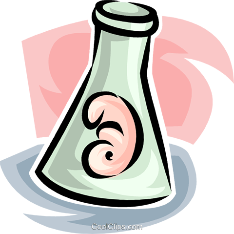 Fetus In A Beaker Royalty Free Vector Clip Art Illustration - Illustration (480x479)