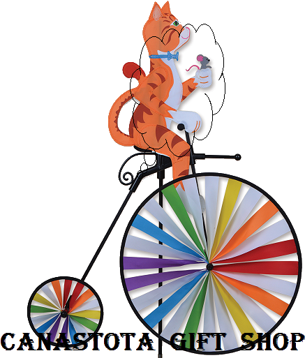 Catalog For High Wheel Bicycle Wind-spinners Featured - Premier Frog High Wheel Bicycle Spinner (512x512)