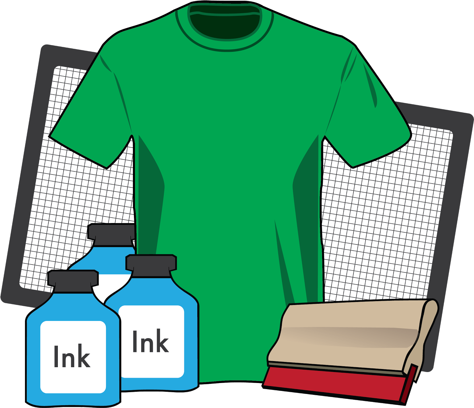 Screen Printing - Art Work Screen Printing (1600x1397)