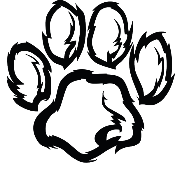 Mascot Clipart Image Of Animal Claw Marks Paw Claw - Wild Cats Clip Art (600x579)