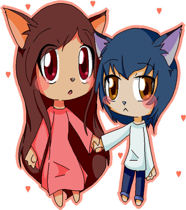 Wolf Children Chibi (808x808)