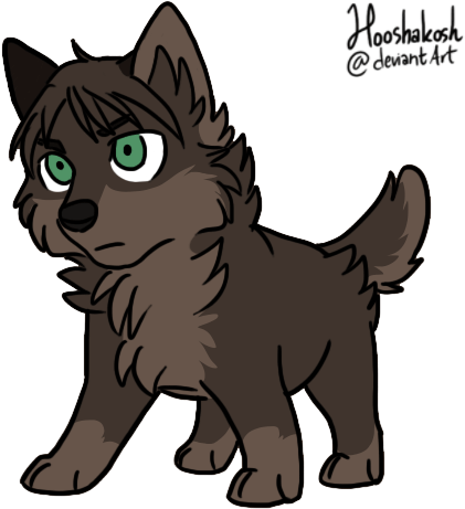 Chibi Wolf - Chibi Levi Wolf (500x500)